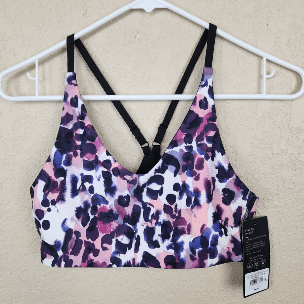 Kinesis Sportsbra Crop Tank Leopard Size XS NWT (7069)